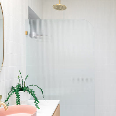 Fluted Shower Screens