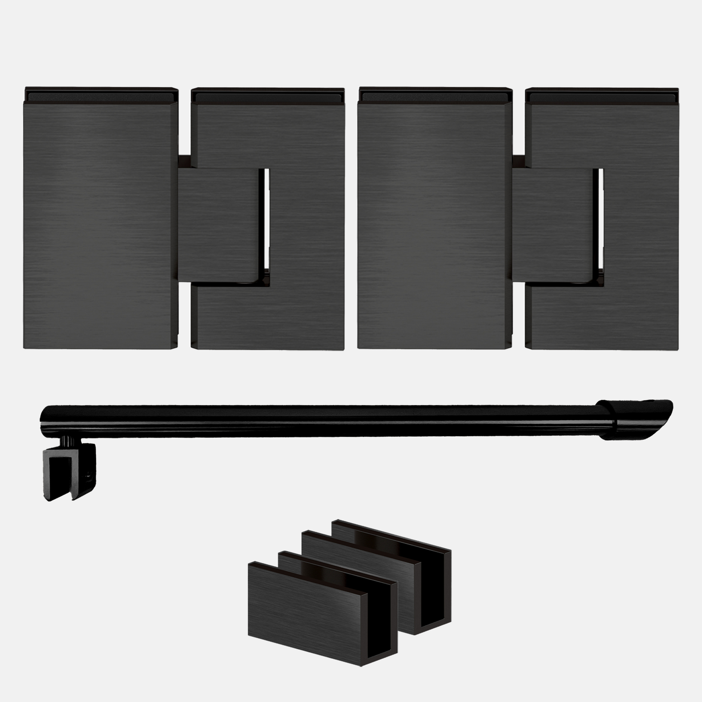 Shower Hardware Kit - Wall-to-Wall Shower - Centre Door
