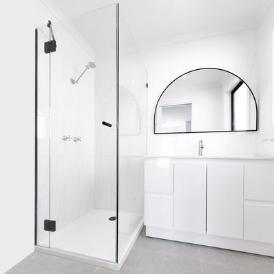 Glass Hinged Corner Shower Screen