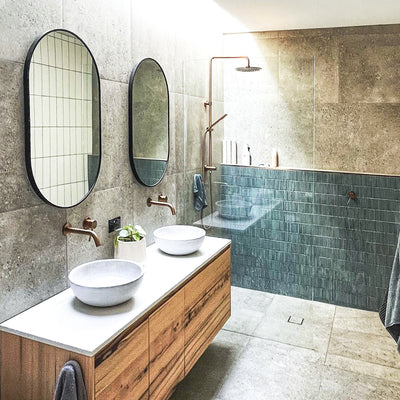 Twin Pack - Nia Pill Mirror Cabinet | 960 x 560