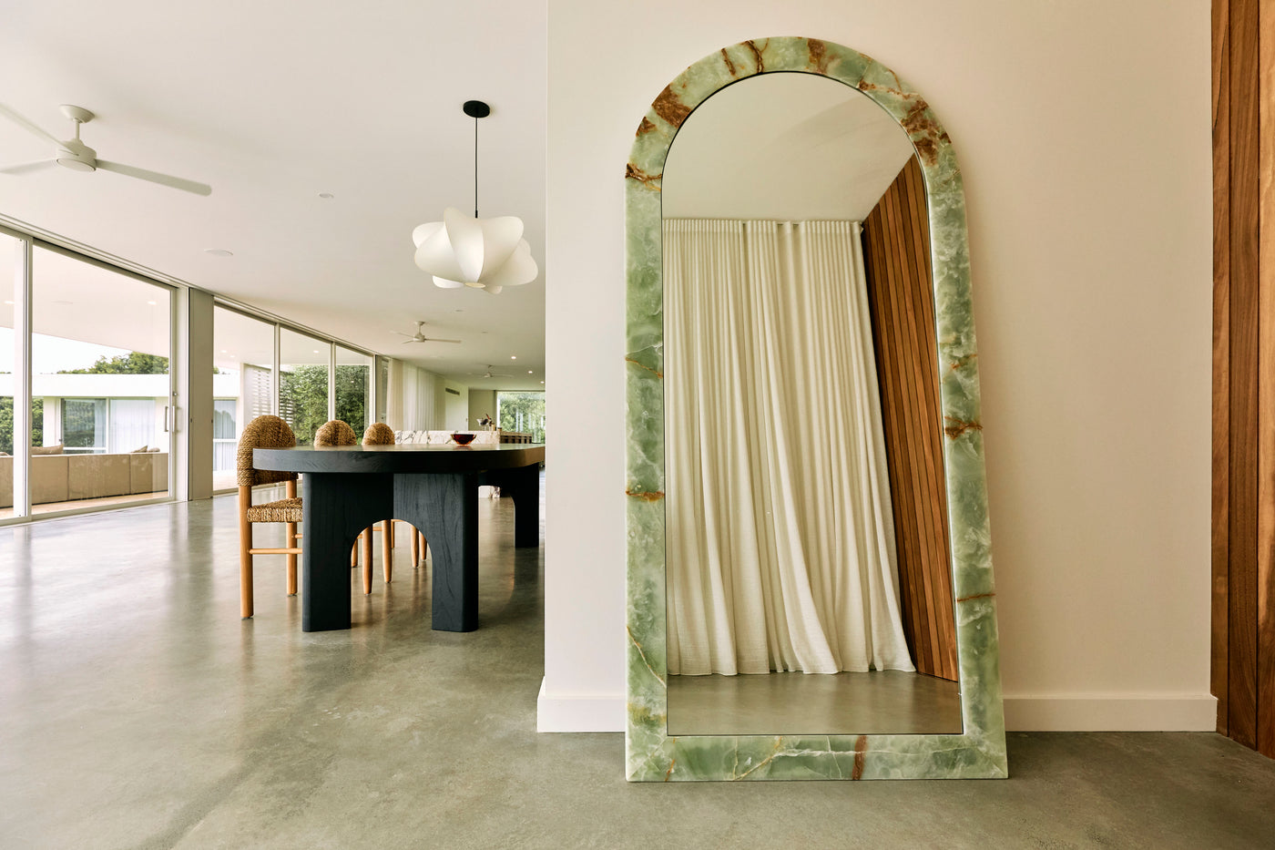 Zehra Mirror - Green Onyx : Pre-Order for Late March