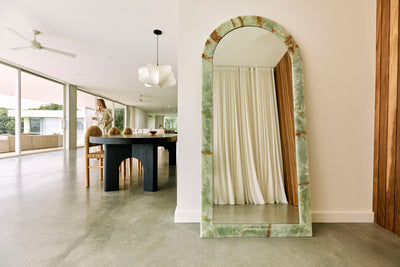 Zehra Mirror - Green Onyx : Pre-Order for Late March