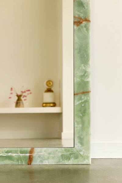 Zehra Mirror - Green Onyx : Pre-Order for Late March