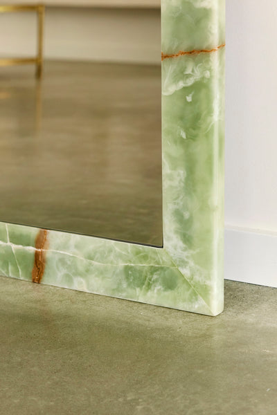 Zehra Mirror - Green Onyx : Pre-Order for Late March
