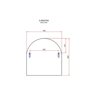 Isla Arch Mirror | 800 x 760