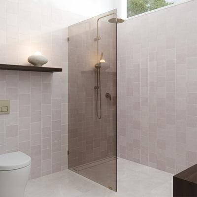 Fixed Shower Screens - Bronze Tinted