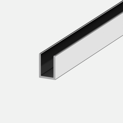 Shower Screen U Channel for 10mm glass - 2005mm
