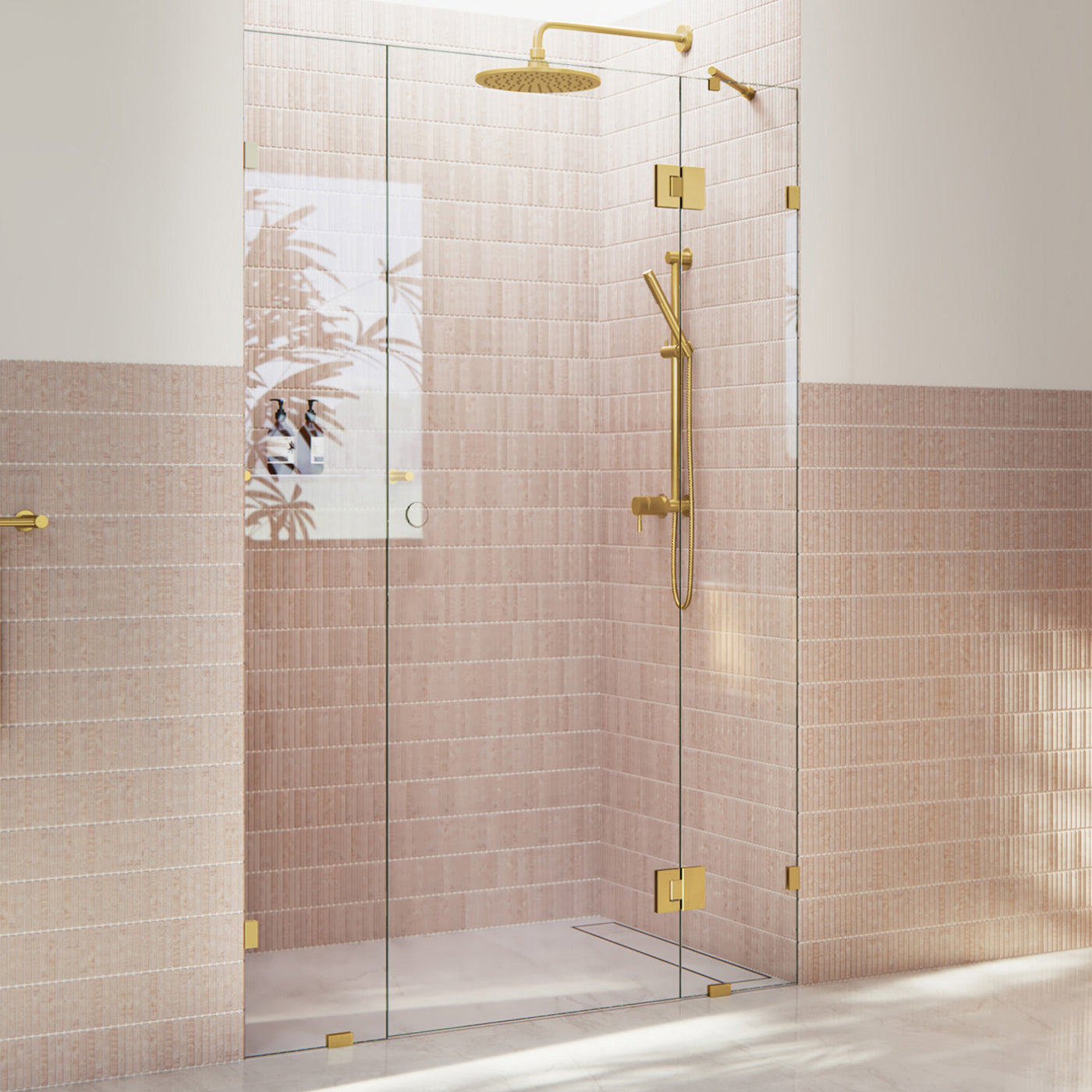 Central Hinged Shower Screen | 1M to 2M