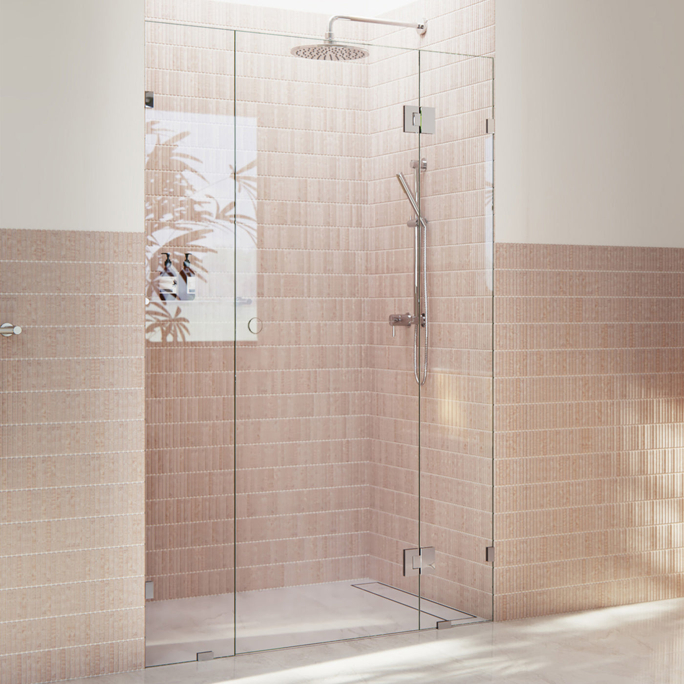 Central Hinged Shower Screen | 1M to 2M