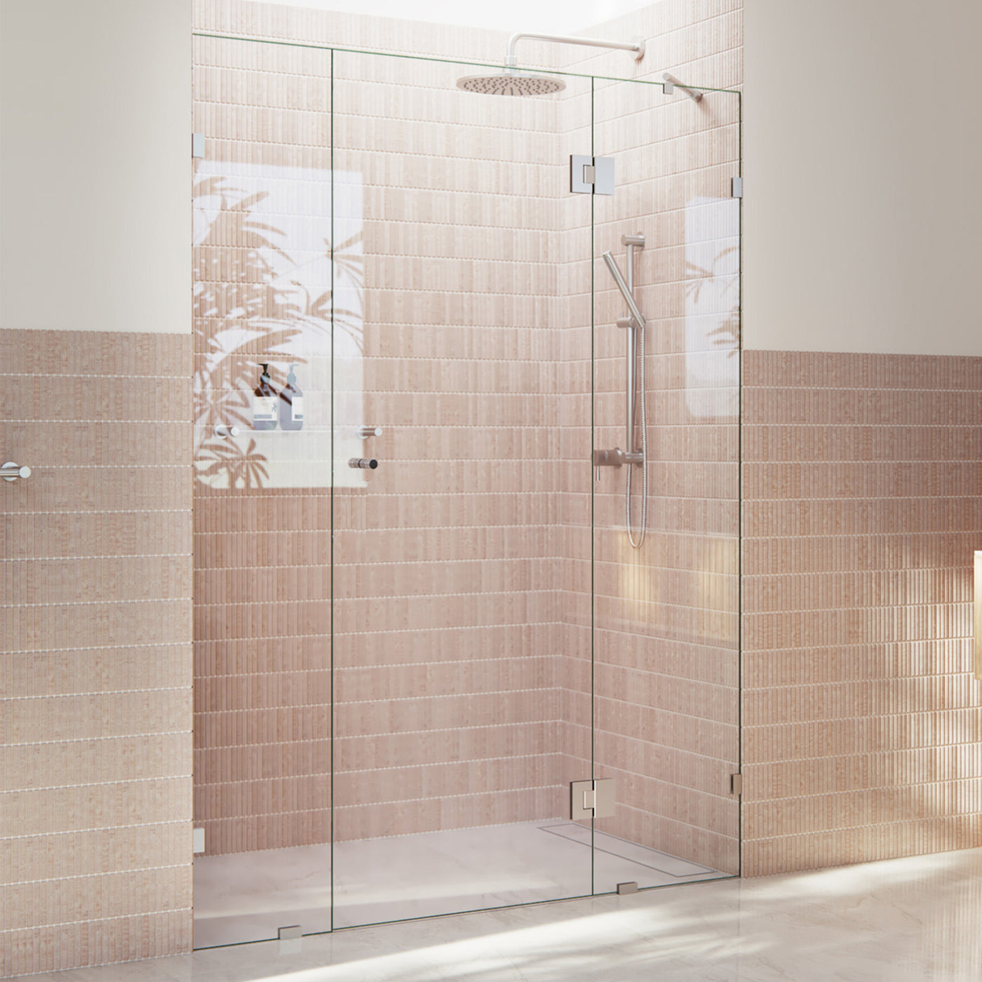 Central Hinged Shower Screen | 2M to 2.5M