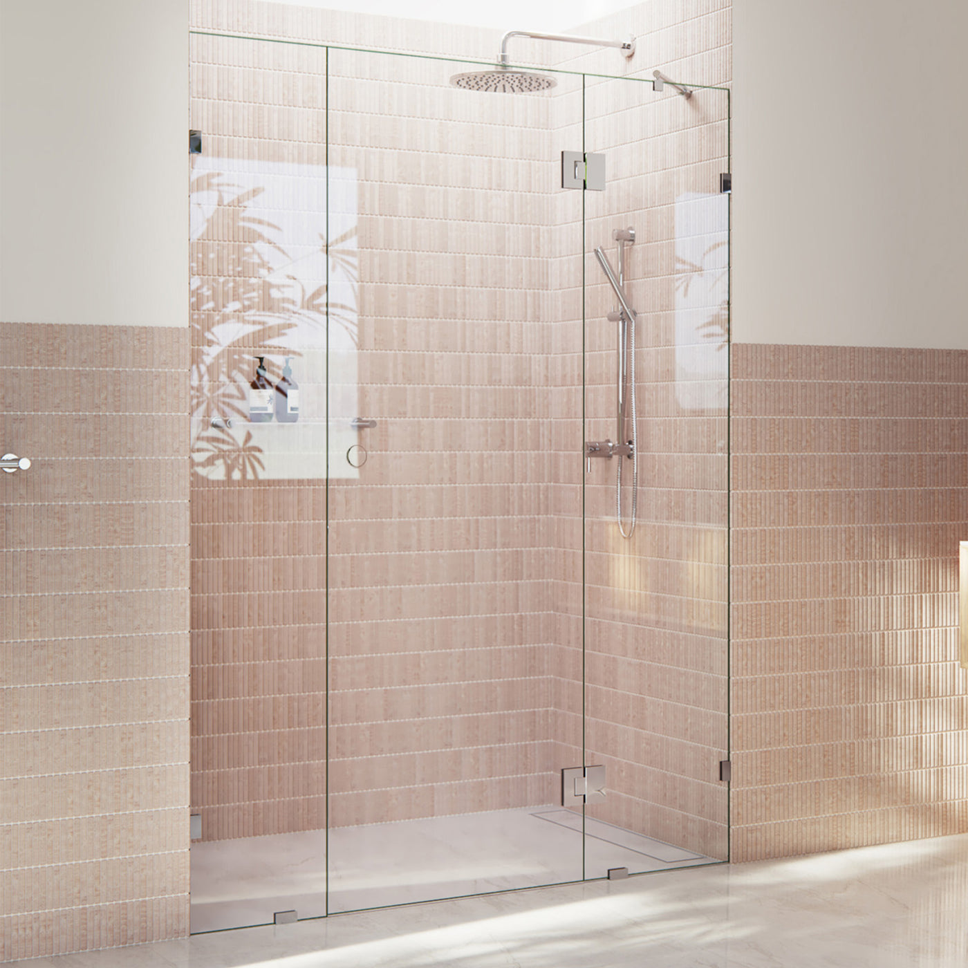 Central Hinged Shower Screen | 2M to 2.5M