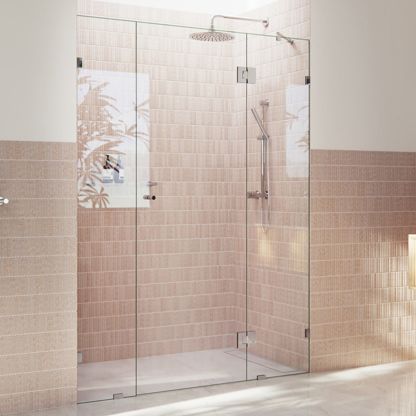 Central Hinged Shower Screen | 1M to 2M