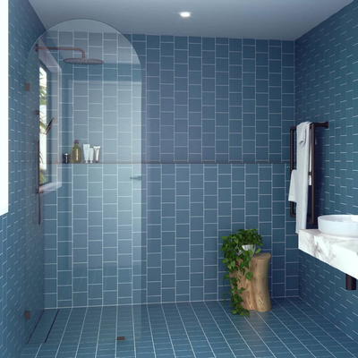 Arch Shower Screens - Clear