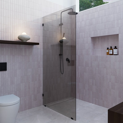 Fixed Shower Screens - Grey Tinted