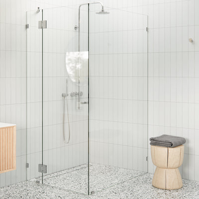 Glass Hinged Corner Shower Screen