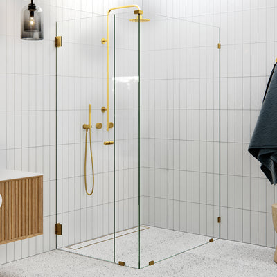 Glass Hinged Corner Shower Screen