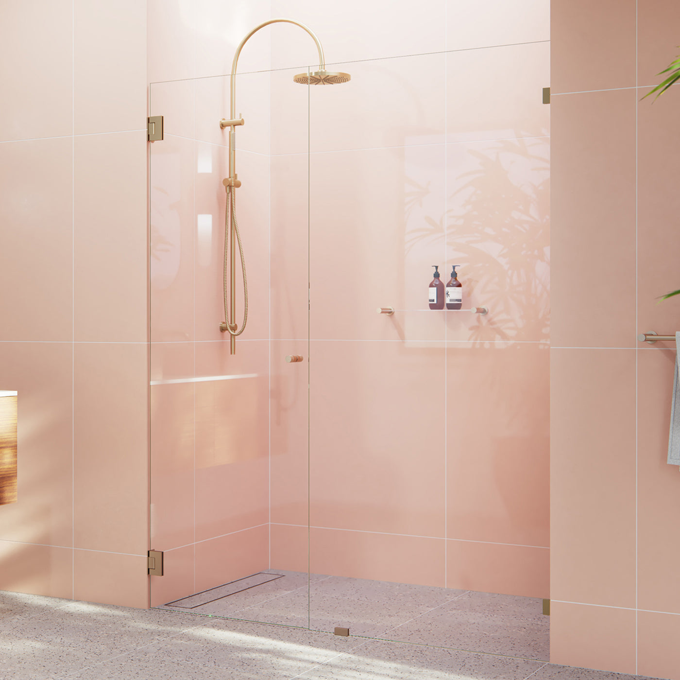 Wall Hinged Shower Screen