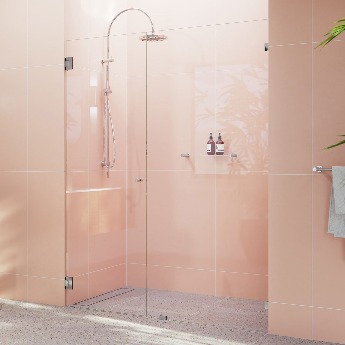 Wall Hinged Shower Screen | 1500 to 2300 (mm)