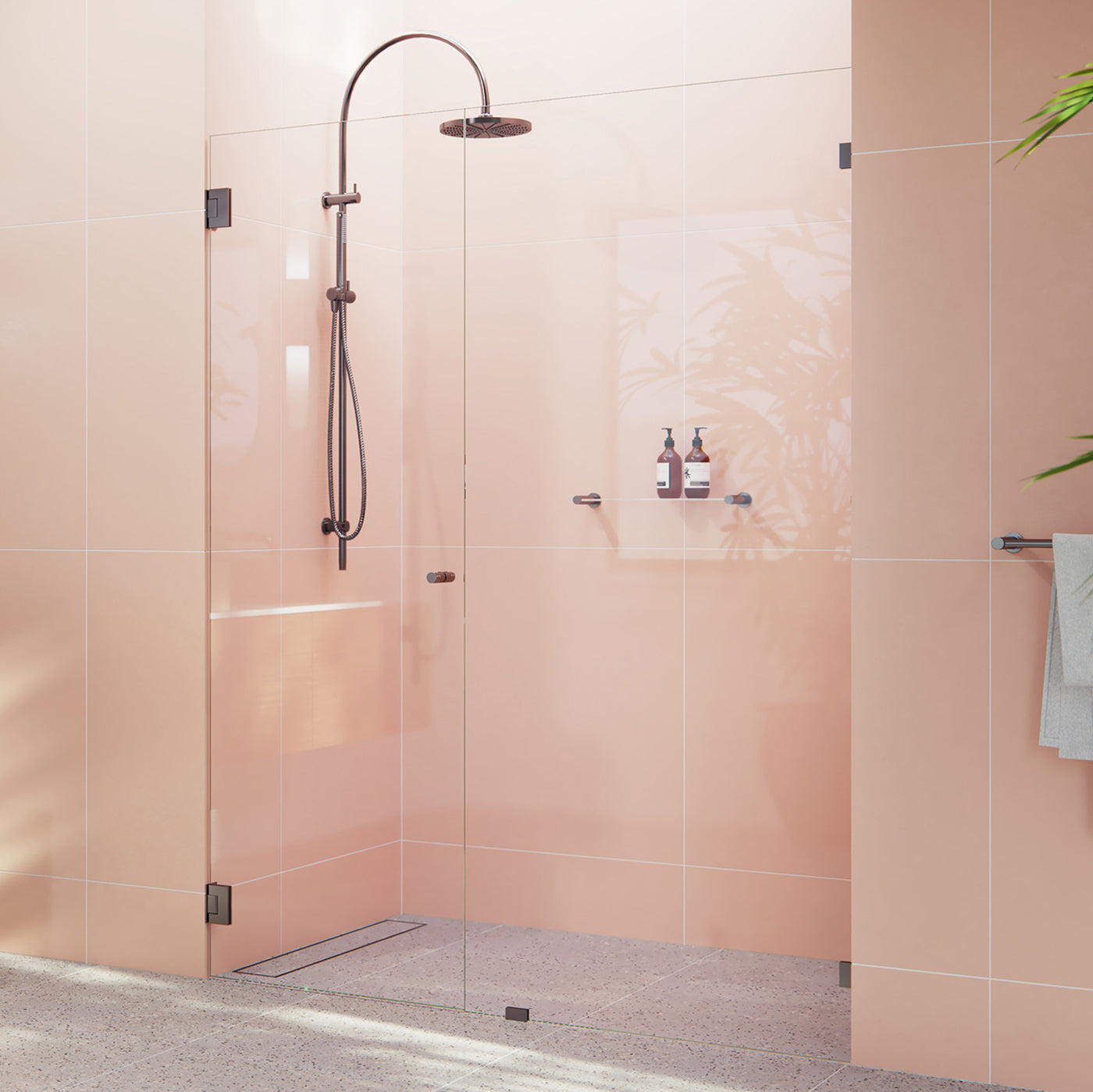 Wall Hinged Shower Screen