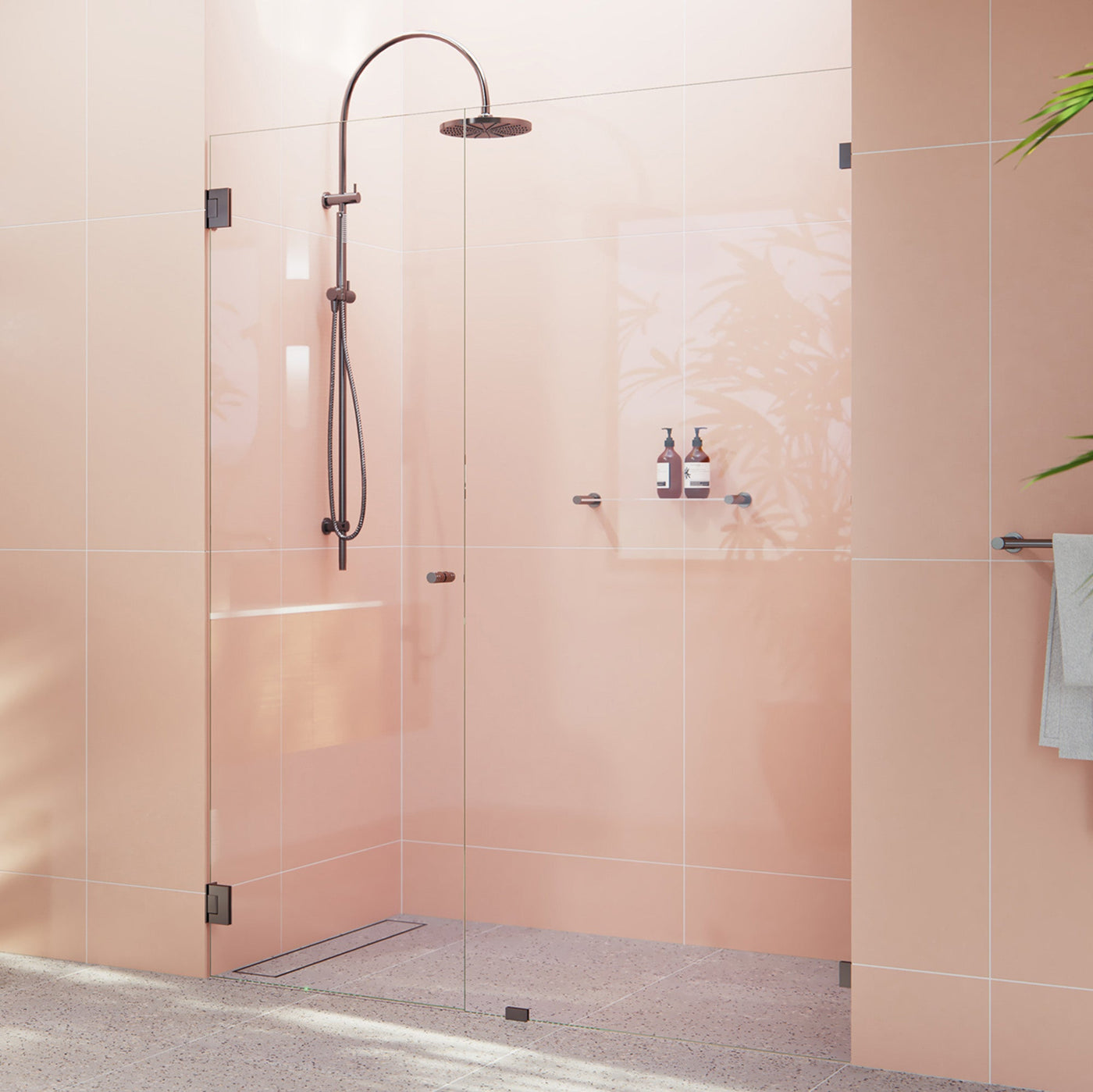 Wall Hinged Shower Screen | 1500 to 2300 (mm)