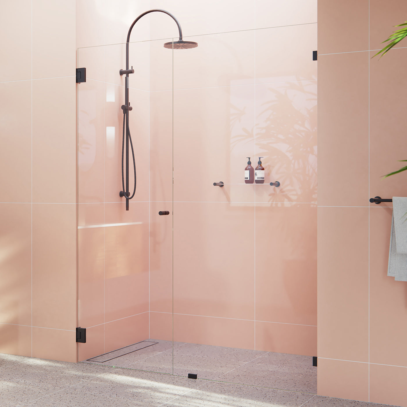 Wall Hinged Shower Screen