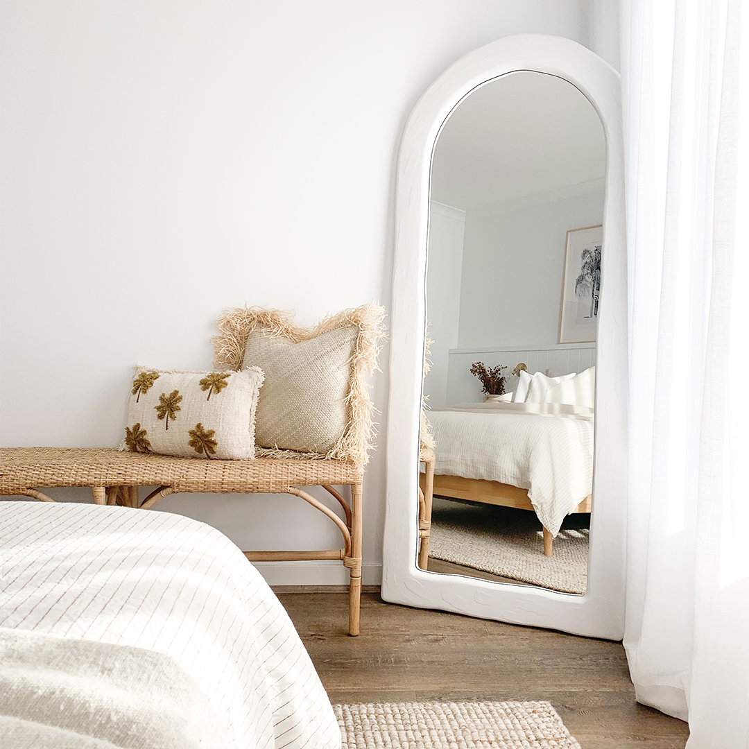 Mediterranean Mirror 1800 x 760mm - White