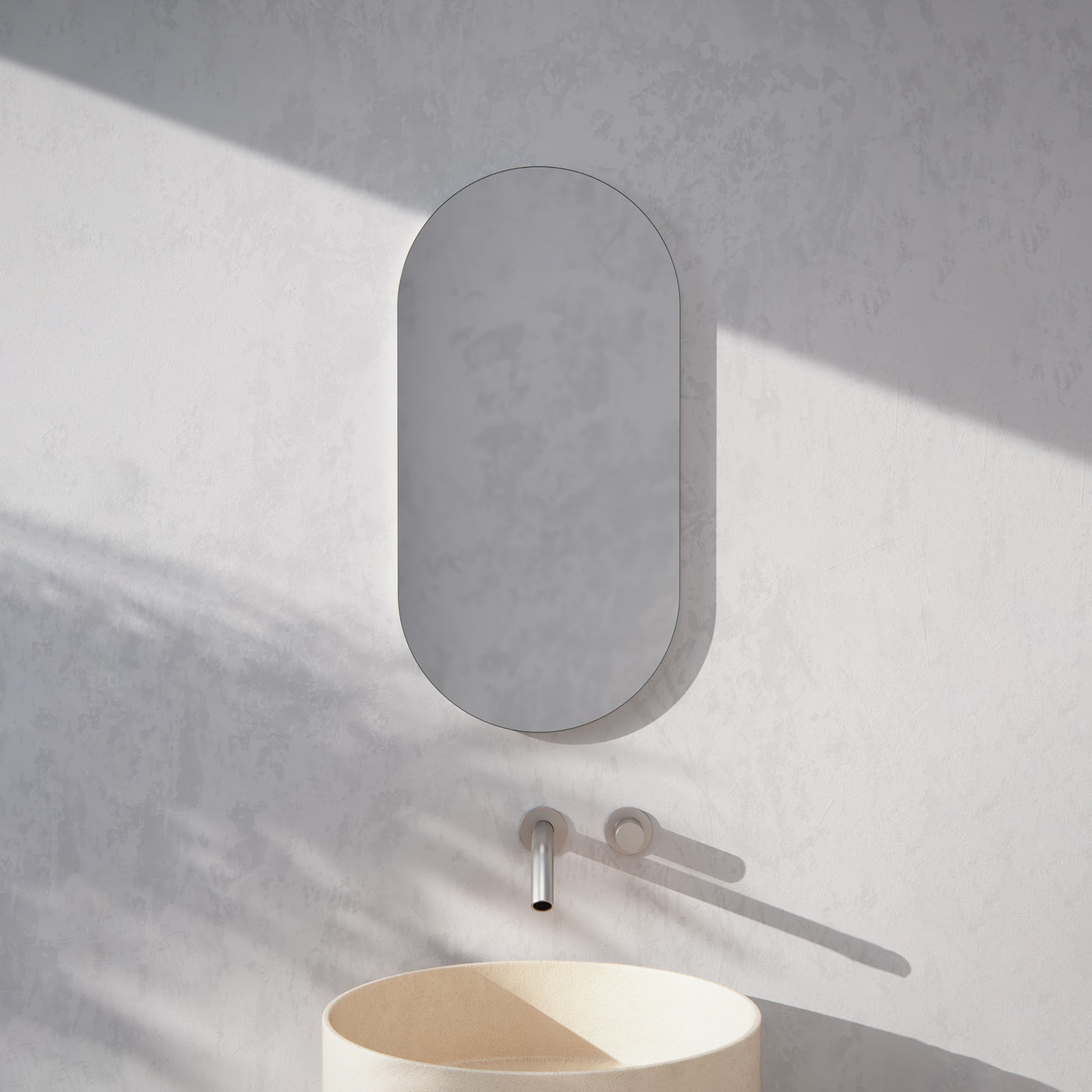 Ruma Frameless Pill Mirror Cabinet | 960 x 560