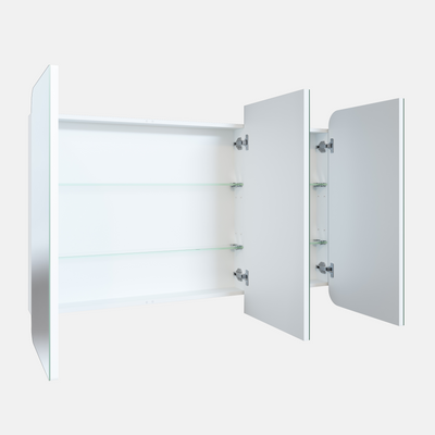 Ezri Frameless Rectangle Mirror Cabinet | 800 x 1200