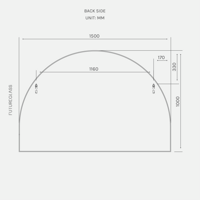 Kira Arch Mirror | 1000 x 1500