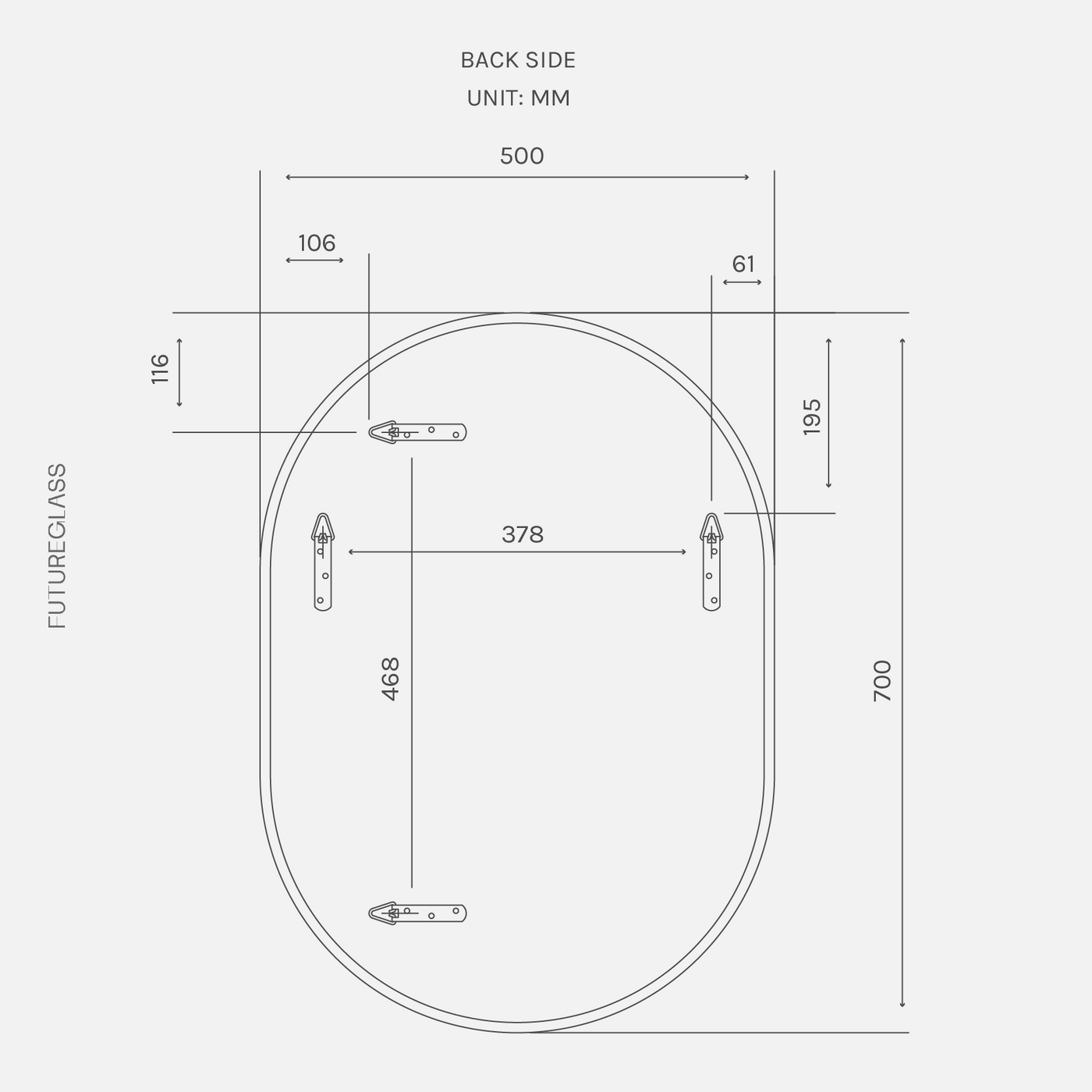 Inara Pill Mirror | 700 x 500