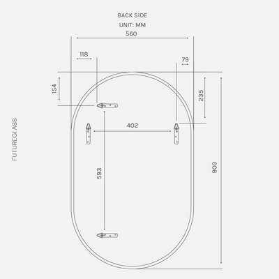 Luca Pill Mirror | 900 x 560