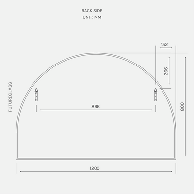 Kira Arch Mirror | 800 x 1200