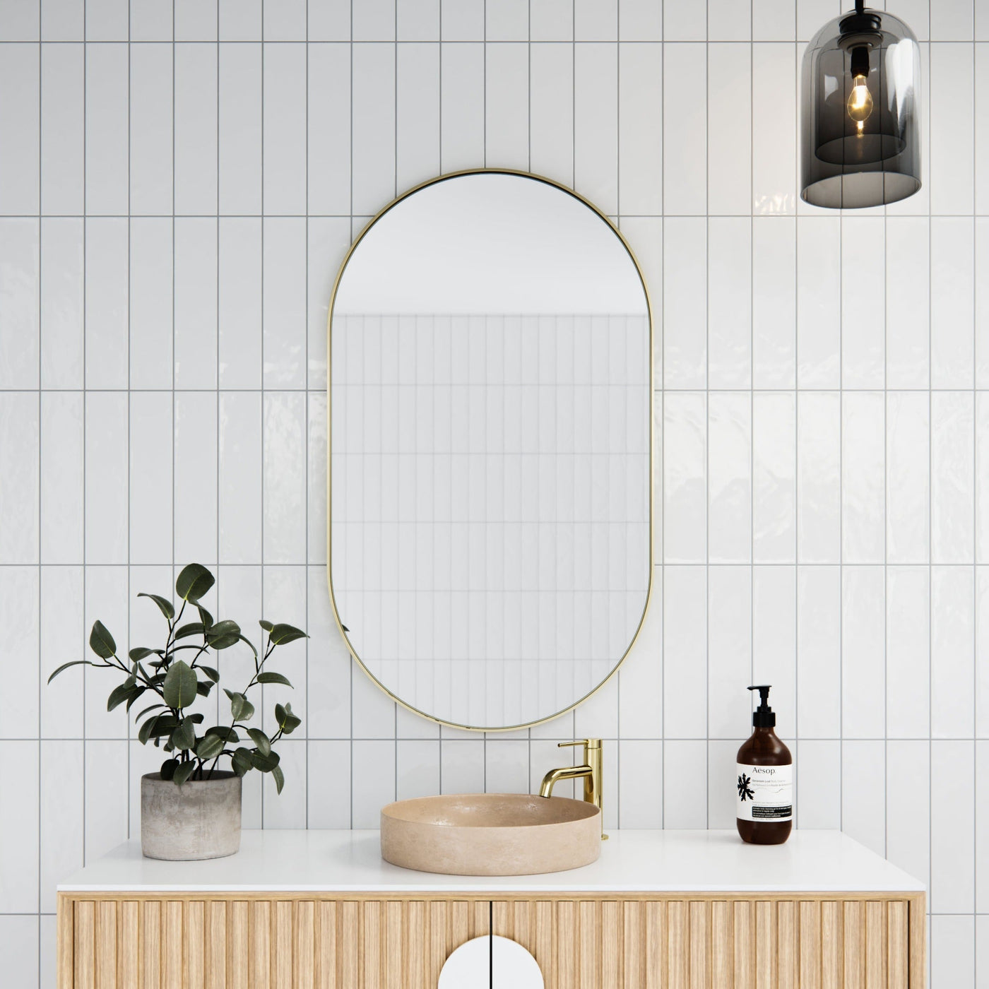 Twin Pack - Nia Pill Mirror Cabinet | 960 x 560