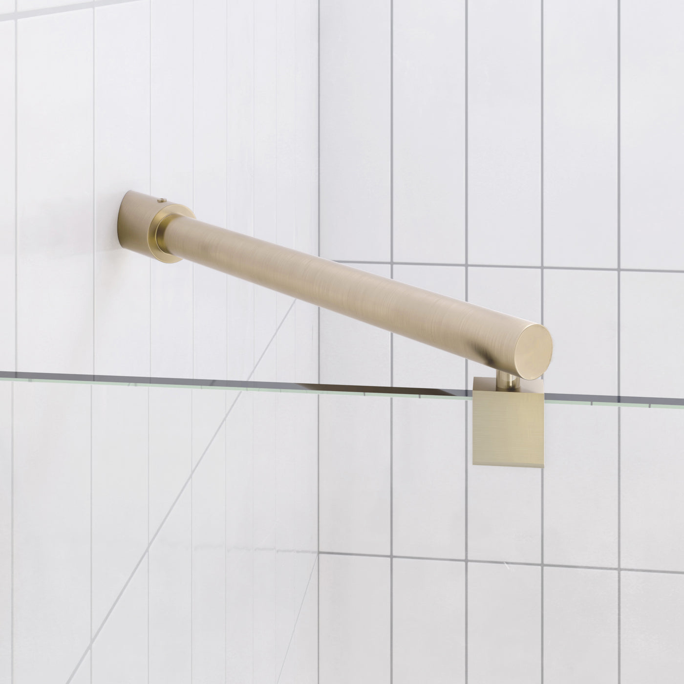 45 Degree Shower Rod