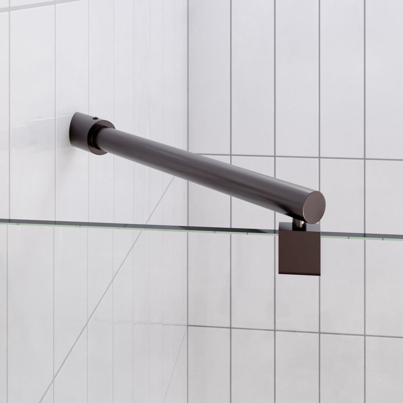 45 Degree Shower Rod