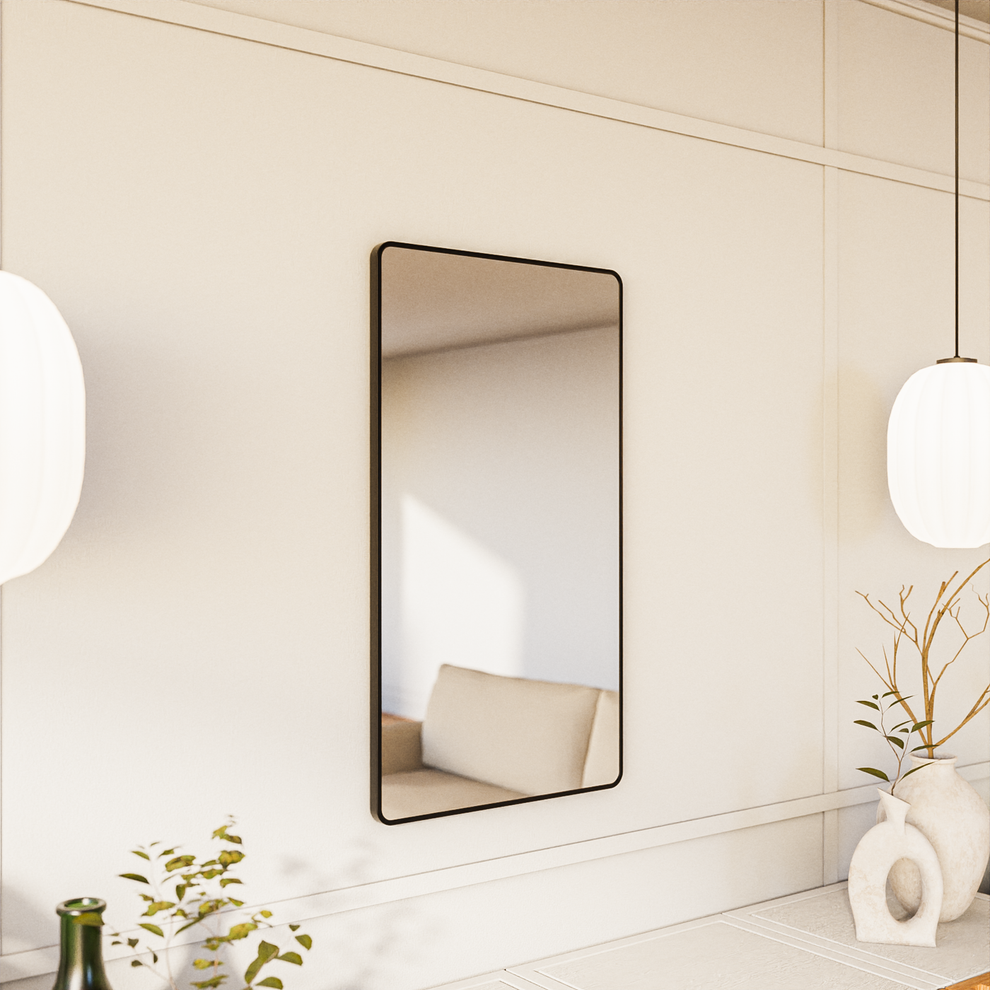 Levi Square Mirror | 1000 x 560