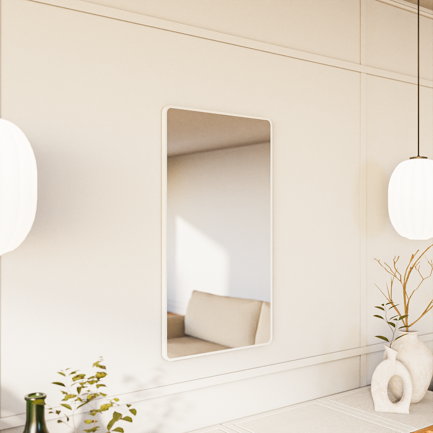 Levi Square Mirror | 1000 x 560