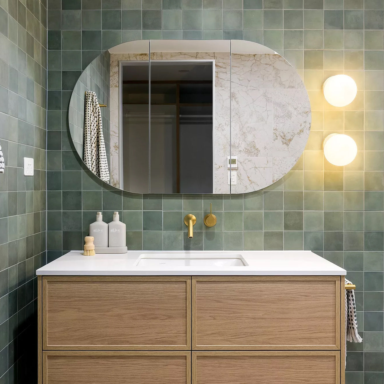 Ruma Frameless Pill Mirror Cabinet | 760 x 1200