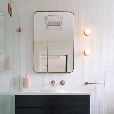 Calla Rectangle Mirror Cabinet | 900 x 600