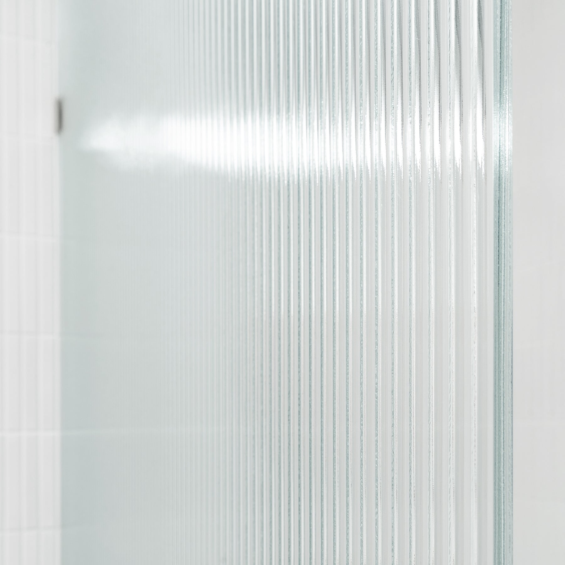 Glass Screen Rounded Fluted Radius Shower Screens - Left – Future Glass