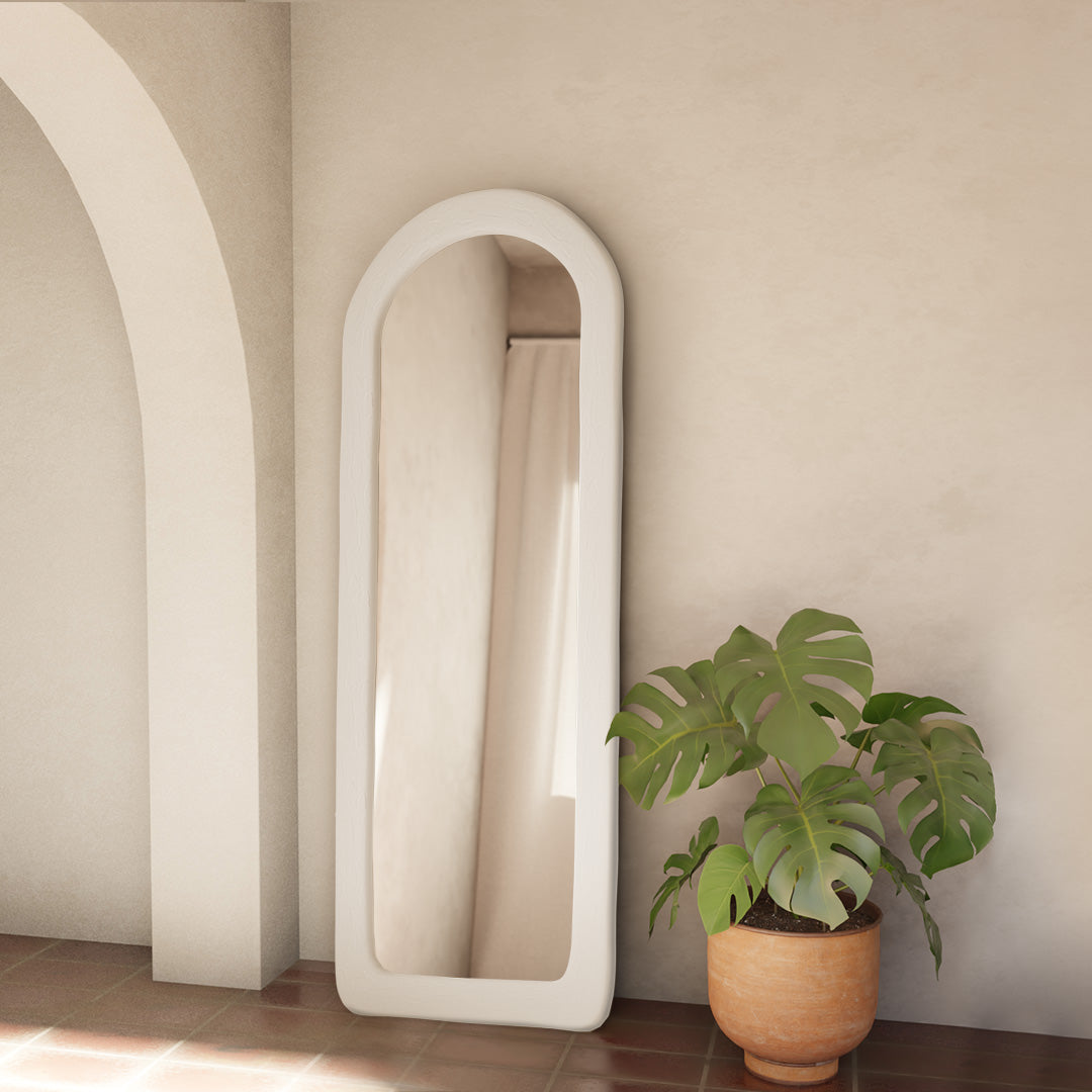 Mediterranean Mirror 1800 x 760mm - White