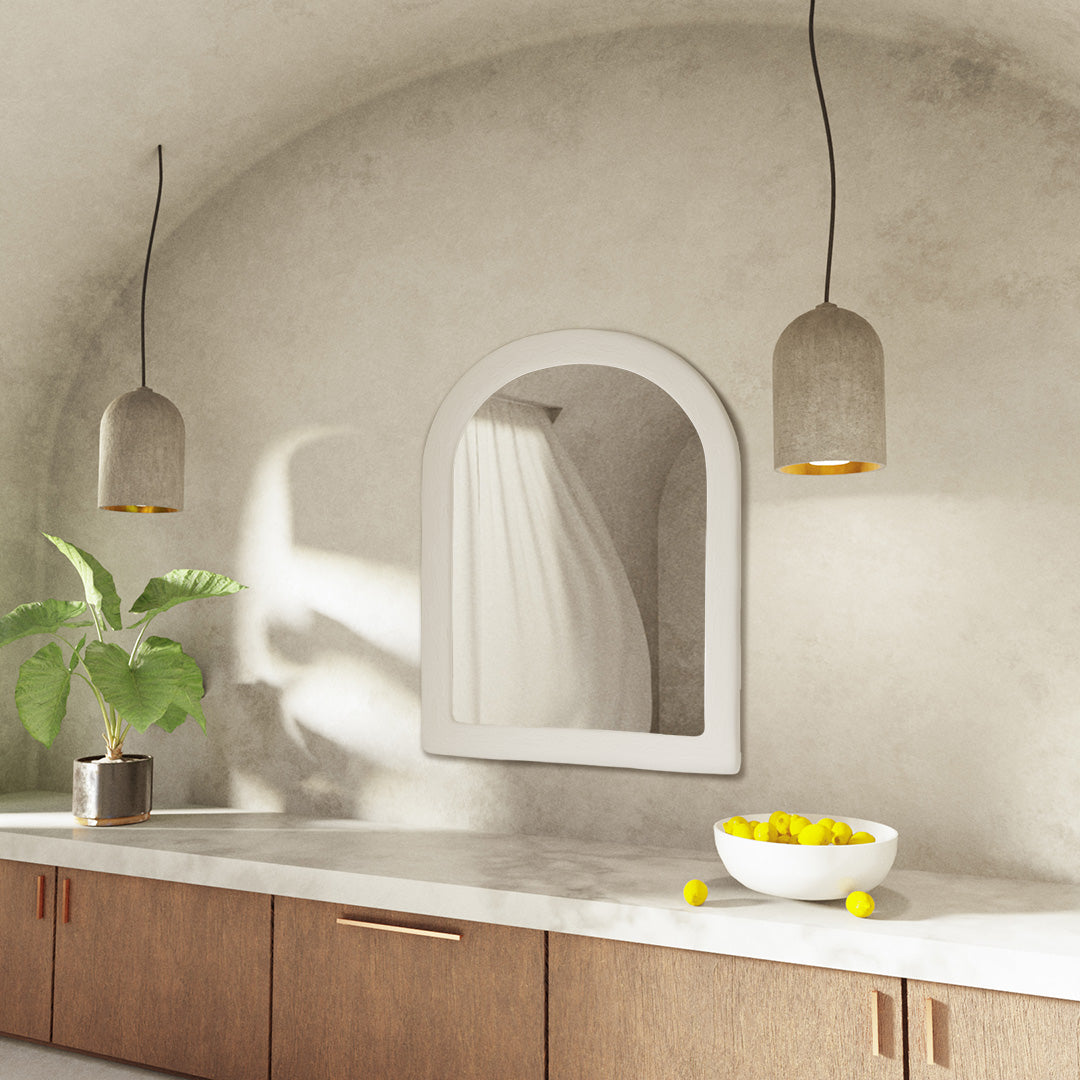 Mediterranean Mirror 1200 x 960mm - White