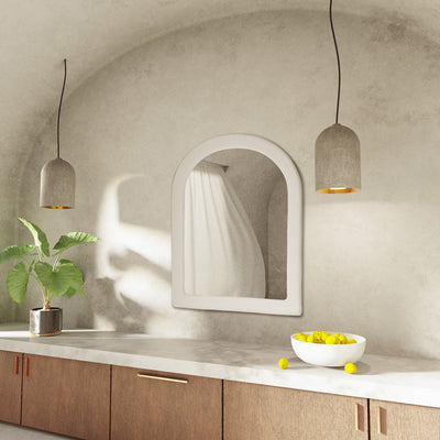 Mediterranean Mirror 1200 x 960mm - White