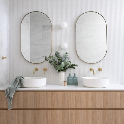 Twin Pack - Nia Pill Mirror Cabinet | 960 x 560