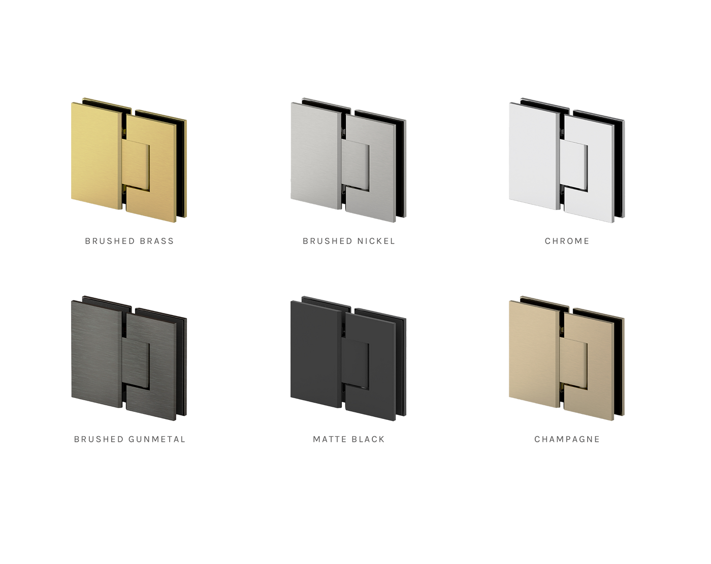 Central Hinged Shower Screen | 1500 to 2000 (mm)