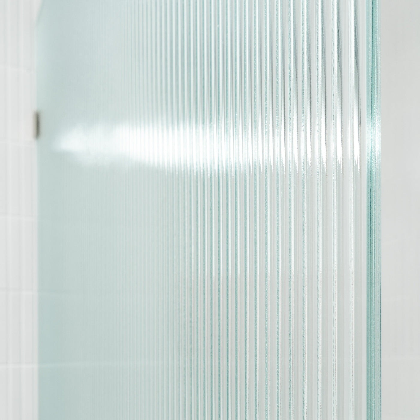 Fluted Square Fixed Shower Screens