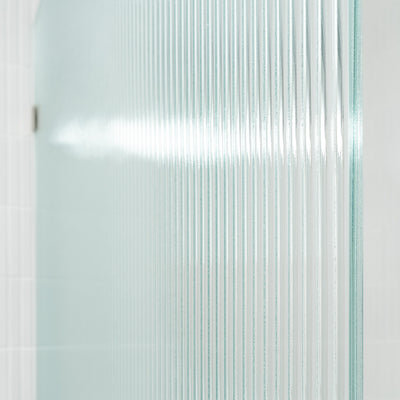 Fluted Square Fixed Shower Screens