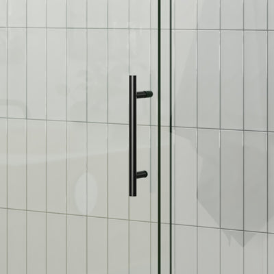 Sliding Shower Screen Enclosure - Matte Black
