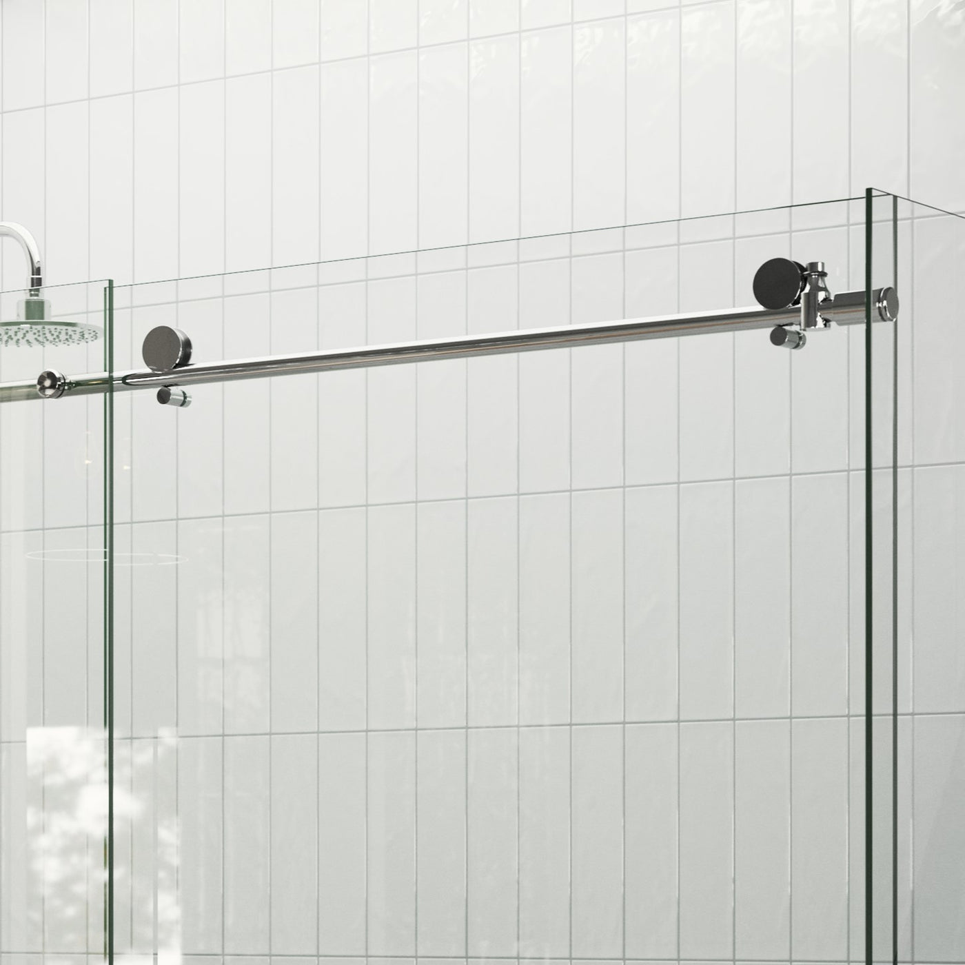 Sliding Shower Screen Enclosure - Chrome