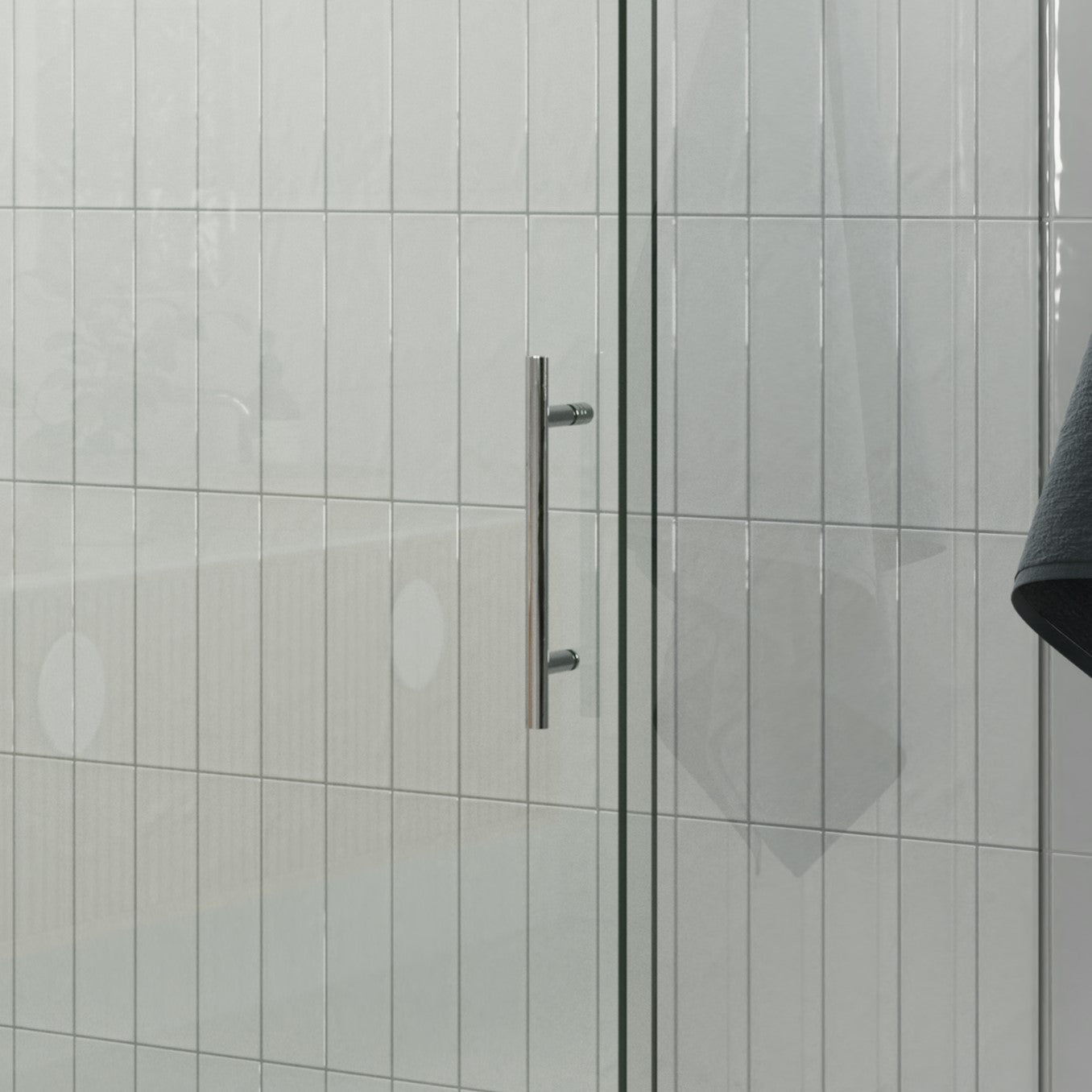 Sliding Shower Screen Enclosure - Chrome